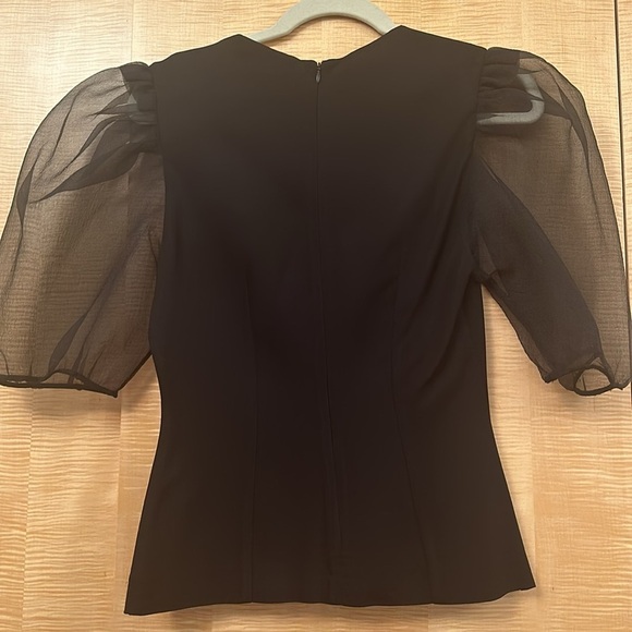 Zara blouse with sheer puff sleeves - Picture 3 of 3